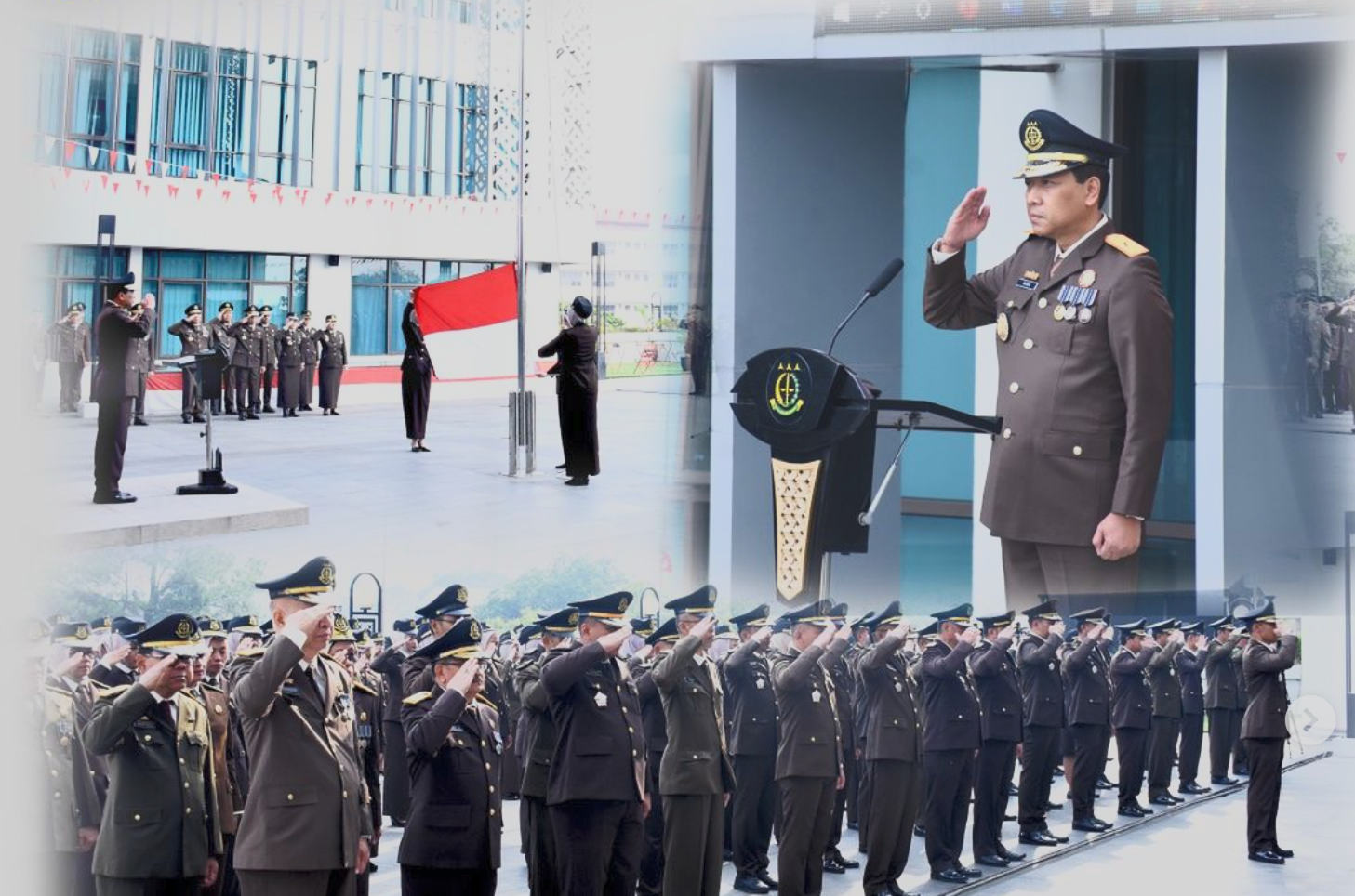 Upacara Peringatan Hut Kemerdekaan RI ke-79 Kajati Jabar