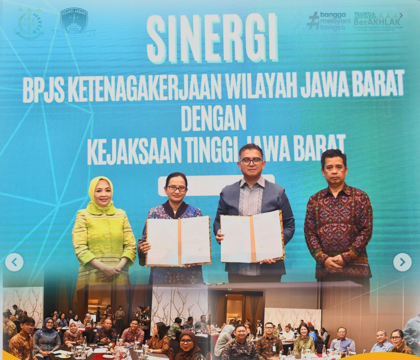 Sinergi BPJS Ketenagakerjaan wilayah Jawa Barat dengan Kejaksaan Tinggi Jawa Barat