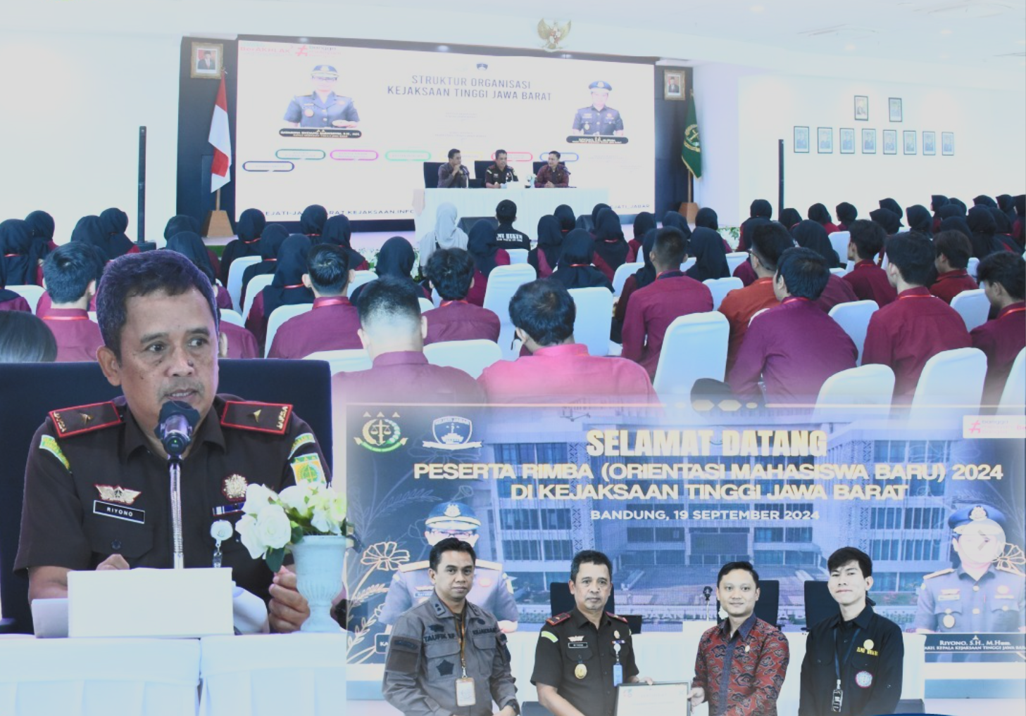 Kunjungan Rimba Orientasi Mahasiswa baru) tahun 2024 UIN Sunan Gunung Djati Bandung