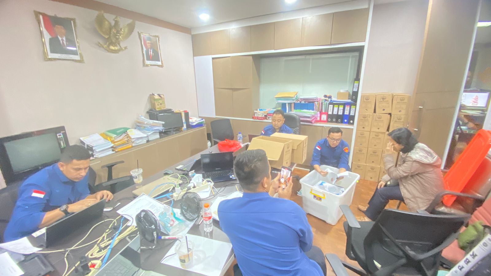 Penggeledahan di Kantor KLHK Jakarta