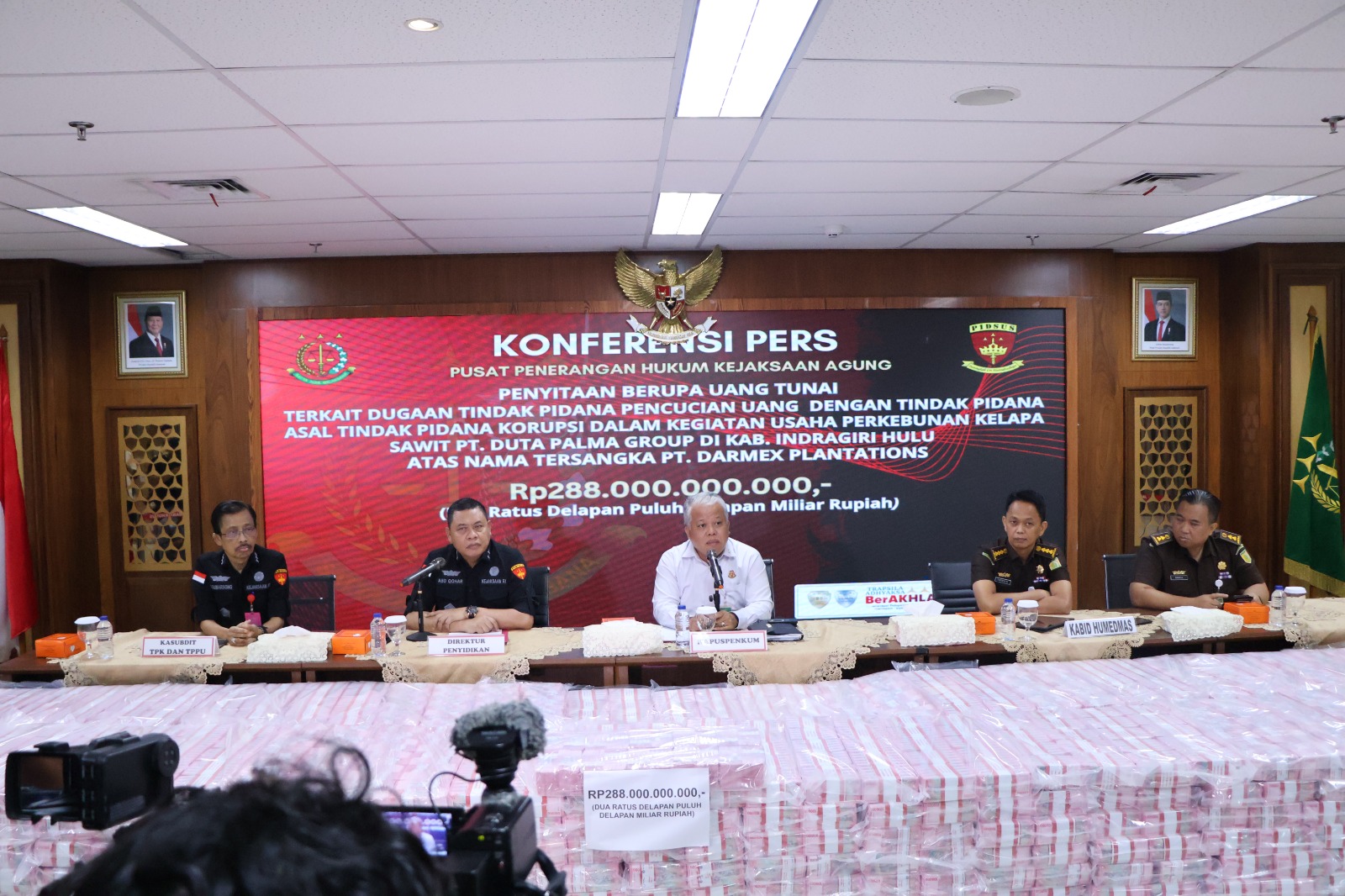 Penyitaan Uang Tunai Rp288 Miliar dalam Perkembangan Perkara PT Duta Palma Korporasi