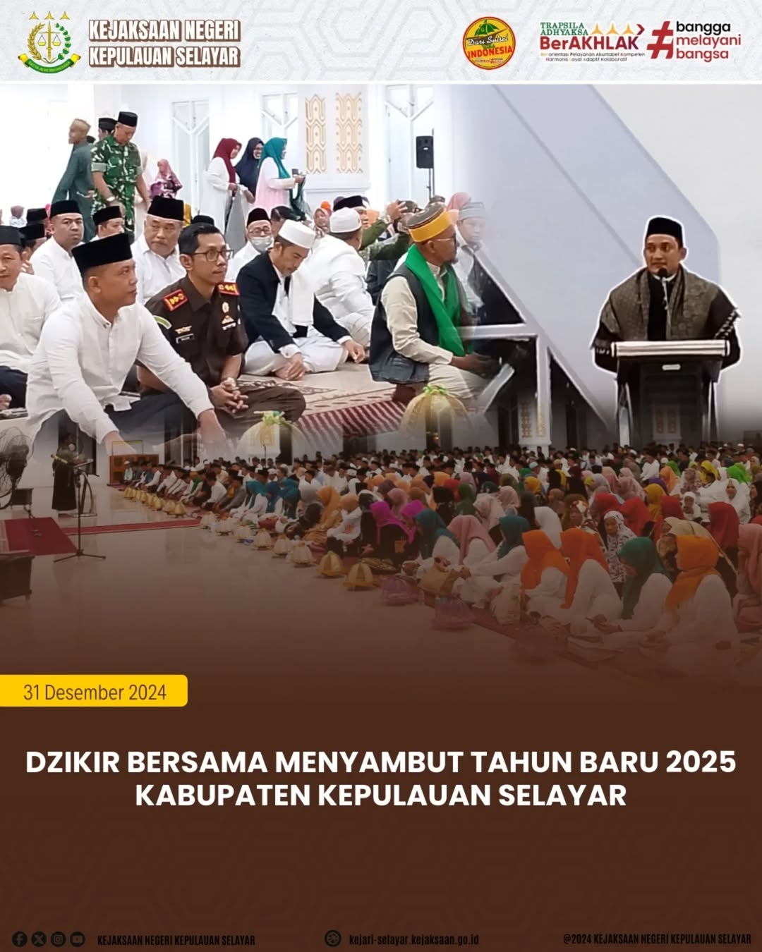 Dzikir dan Doa Bersama Menyambut Tahun 2025