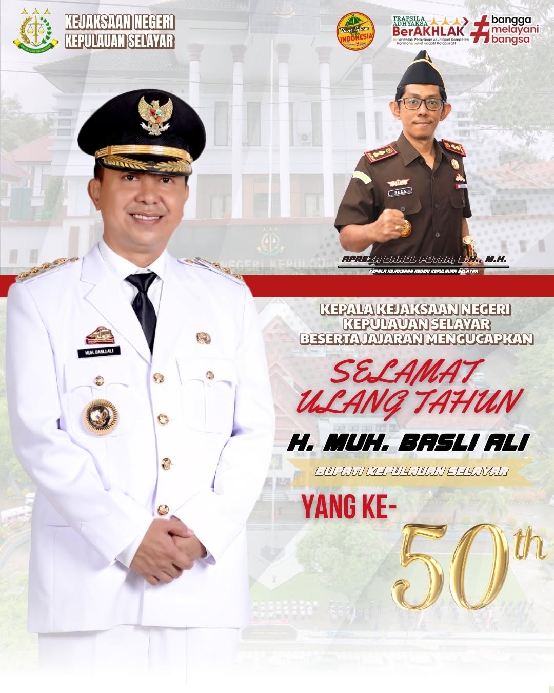 Selamat Ulang Tahun Bupati Kabupaten Kepulauan Selayar