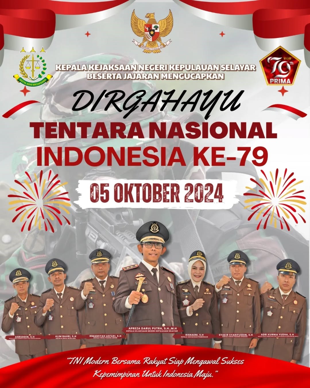 Dirgahayu Tentara Nasional Indonesia Ke-79