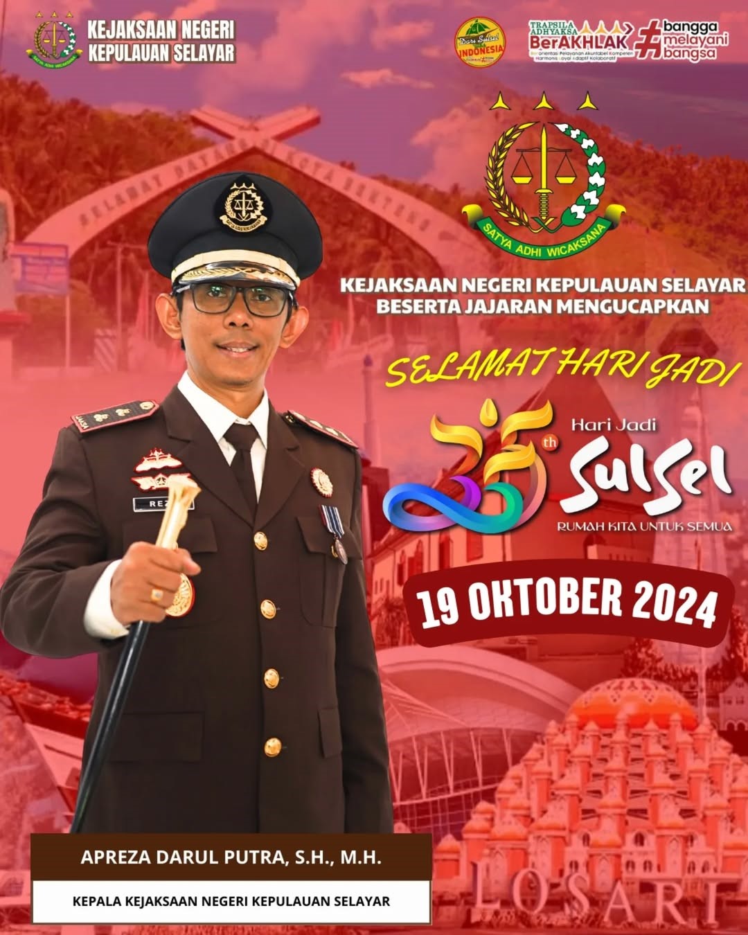 Selamat Hari Jadi Provinsi Sulawesi Selatan ke-355