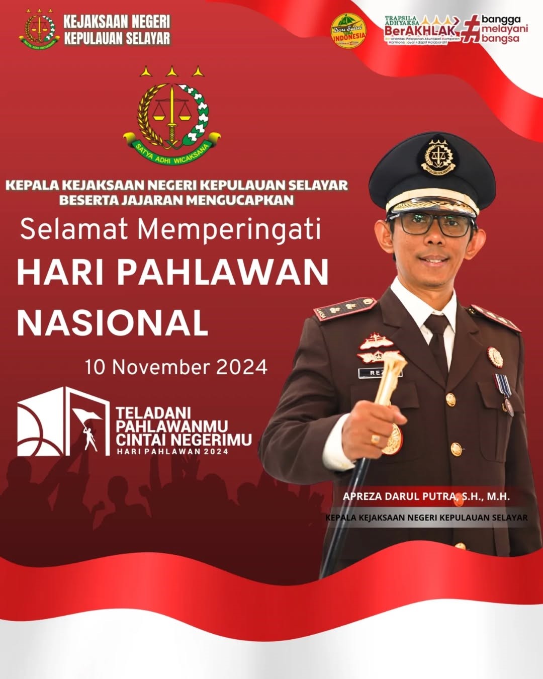 Selamat Hari Pahlawan Nasional 2024