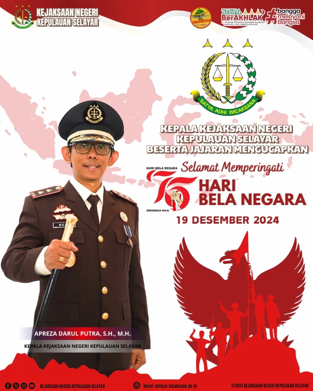 Selamat Memperingati Hari Bela Negara ke-75 Tahun 2024