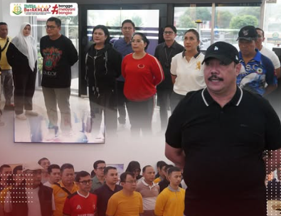 Wakil Kepala Kejaksaan Tinggi Sumbar memimpin Apel Pagi
