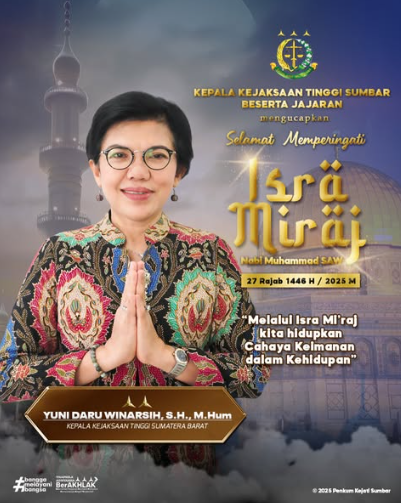Selamat Memperingati Isra Miraj Nabi Miuhammad SAW 27 Rajab 1446 H  2025 M