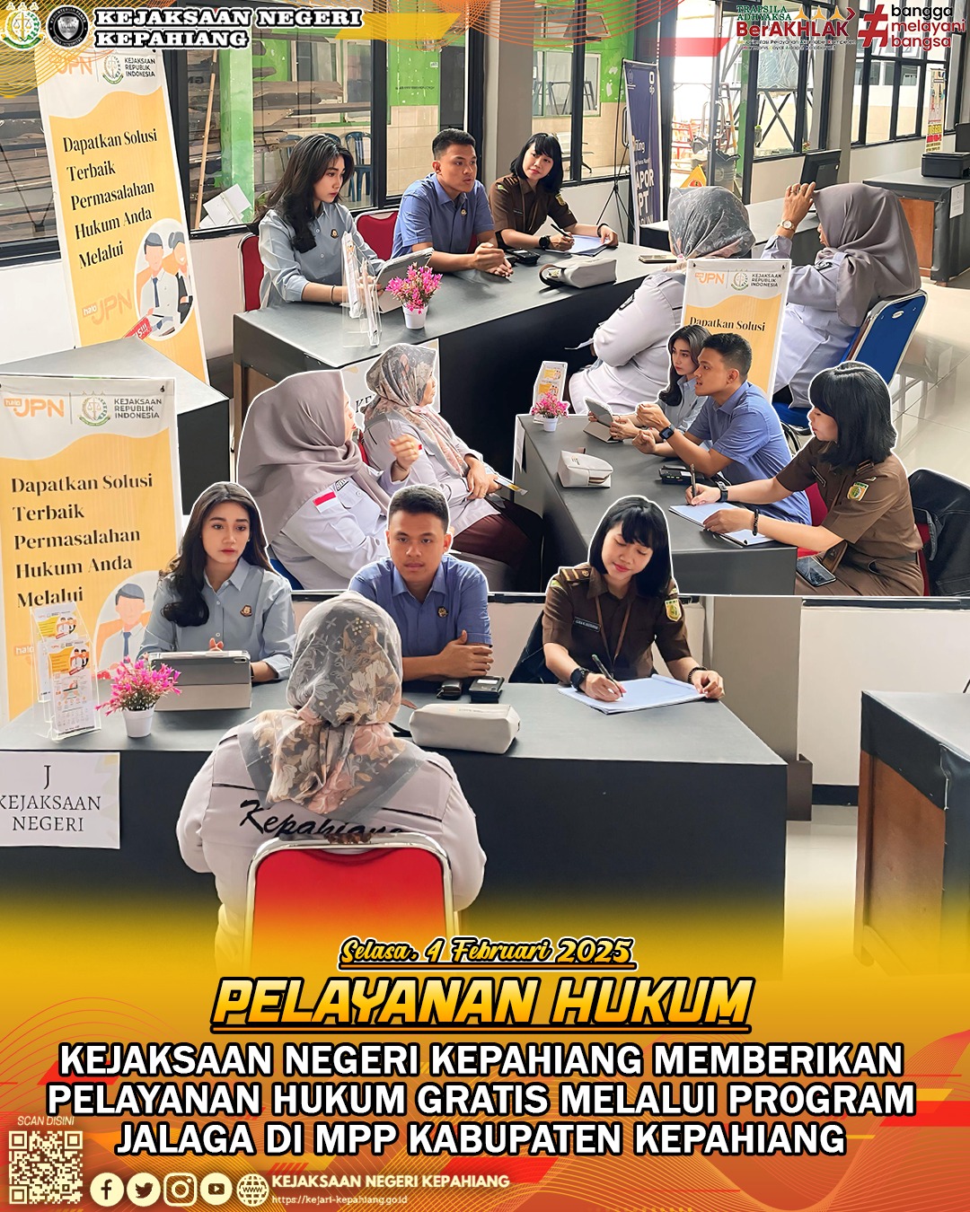 JAKSA MELAYANI WARGA JALAGA) KEJAKSAAN NEGERI KEPAHIANG DI MALL PELAYANAN PUBLIK MPP) KABUPATEN KEPAHIANG