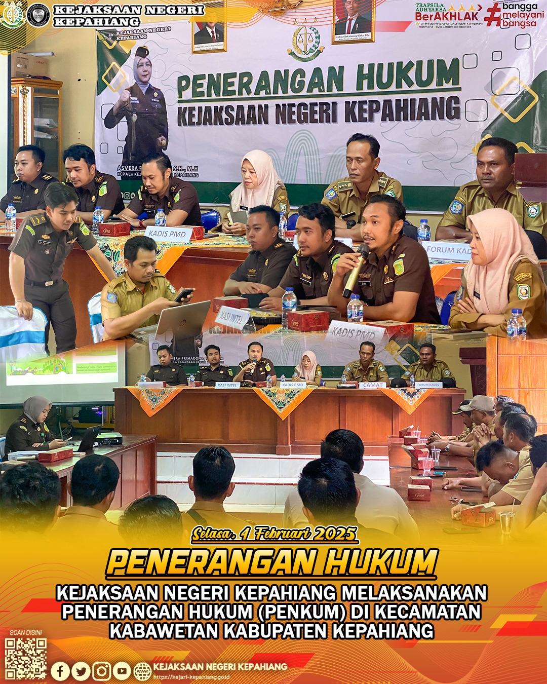 PENERANGAN HUKUM KEJAKSAAN NEGERI KEPAHIANG DI KECAMATAN MERIGI TAHUN 2025