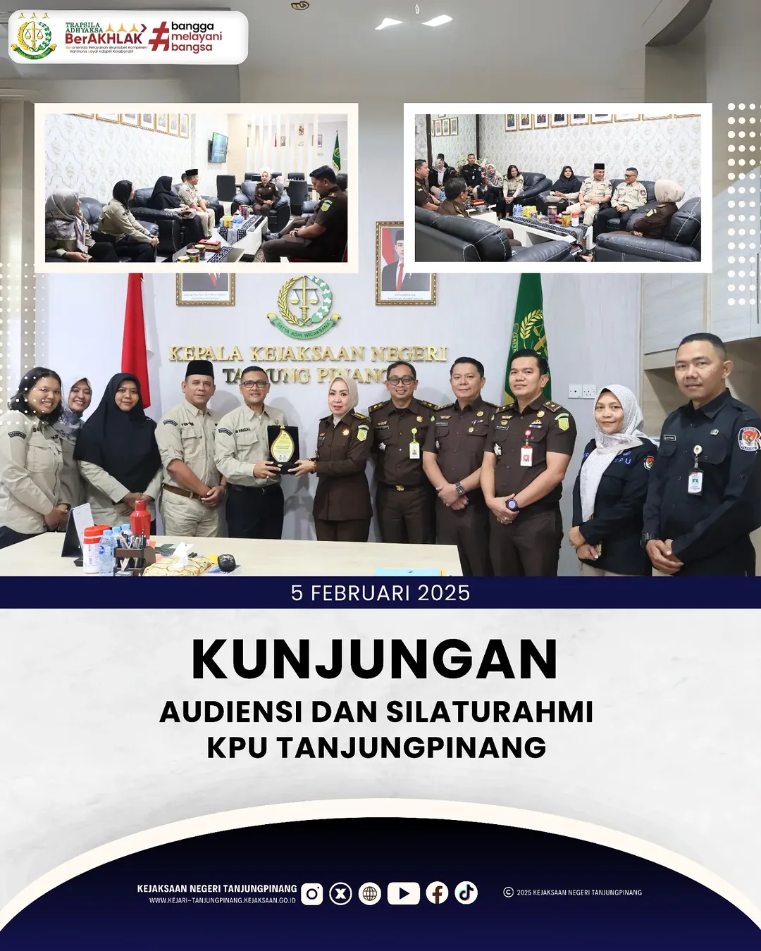 Kunjungan Audiensi dan Silaturahmi KPU Tanjungpinang