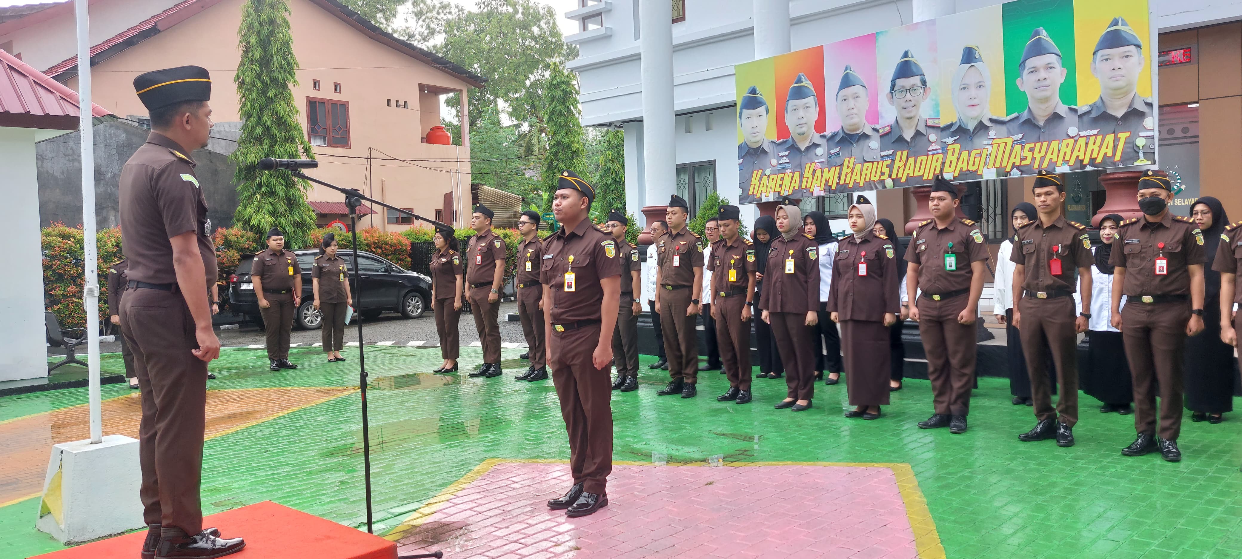 Giat Apel PAgi Kejaksaan Negeri Kepulauan Selayar