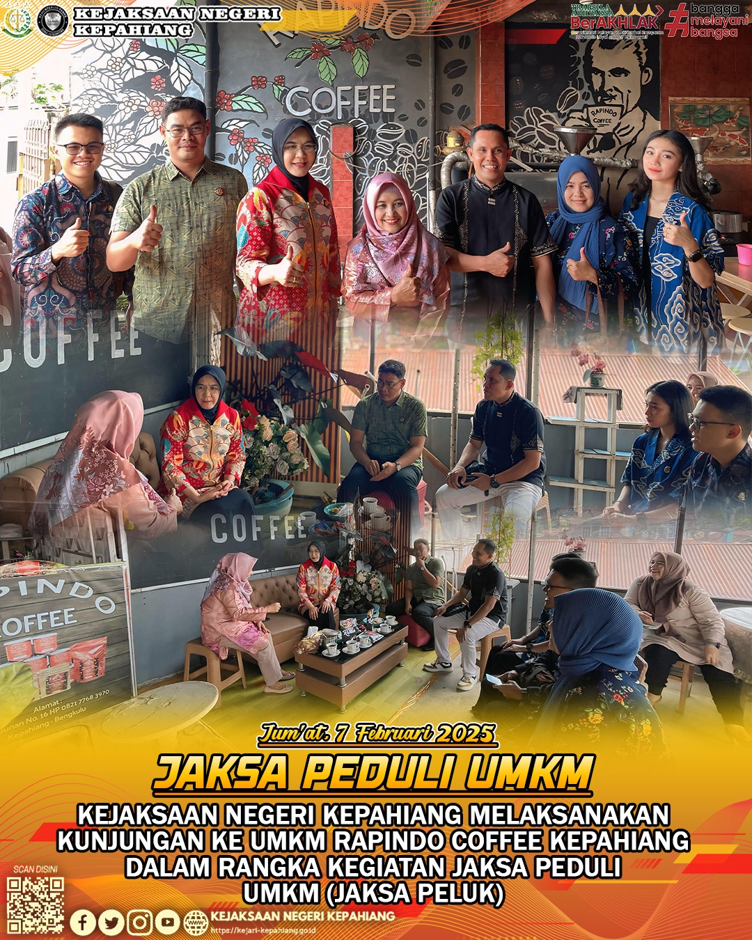 JAKSA PEDULI UMKM JAKSA PELUK). RAPINDO COFFEE KEPAHIANG