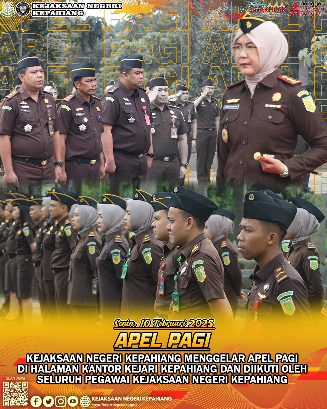 APEL PAGI KEJAKSAAN NEGERI KEPAHIANG