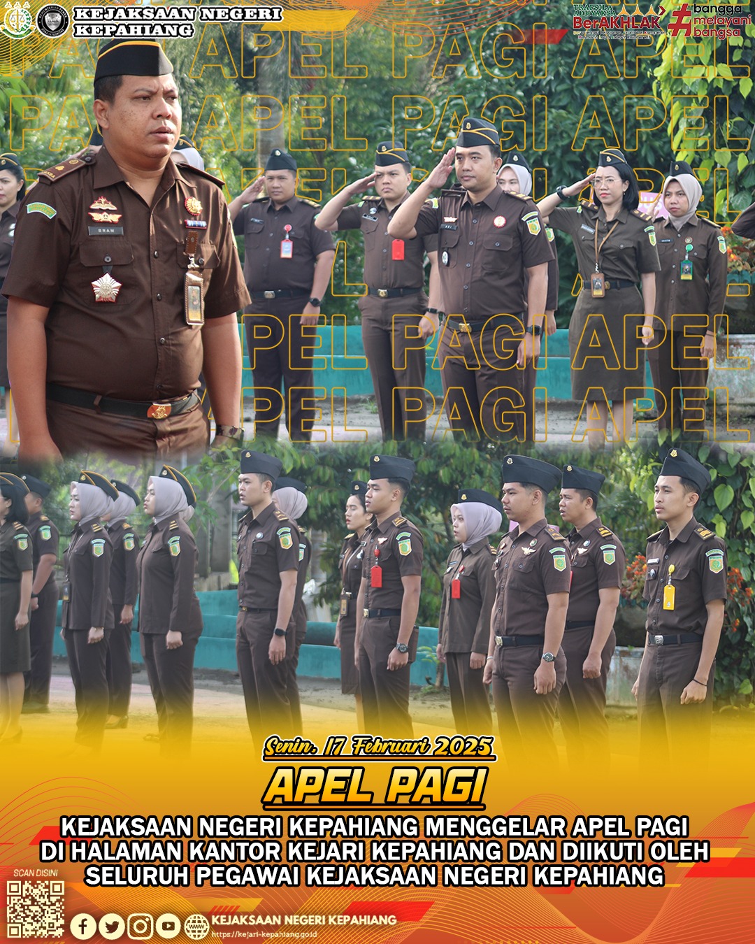 APEL PAGI KEJAKSAAN NEGERI KEPAHIANG