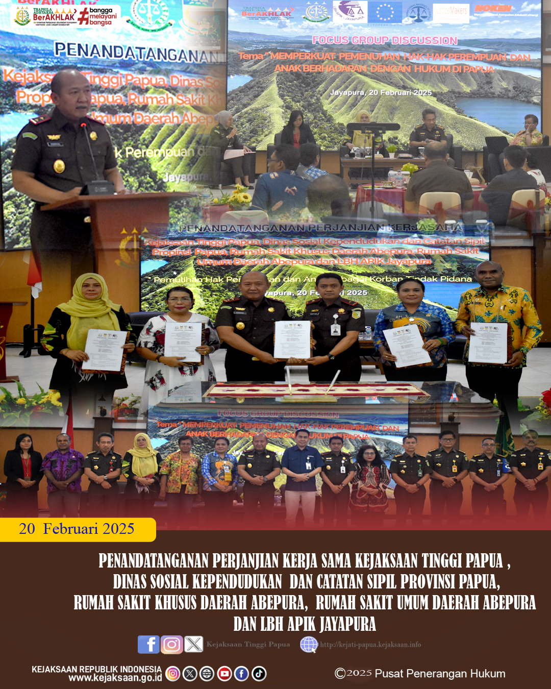 Penandatanganan Perjanjian Kerja Sama untuk Pemulihan Hak Perempuan dan Anak Korban Tindak Pidana