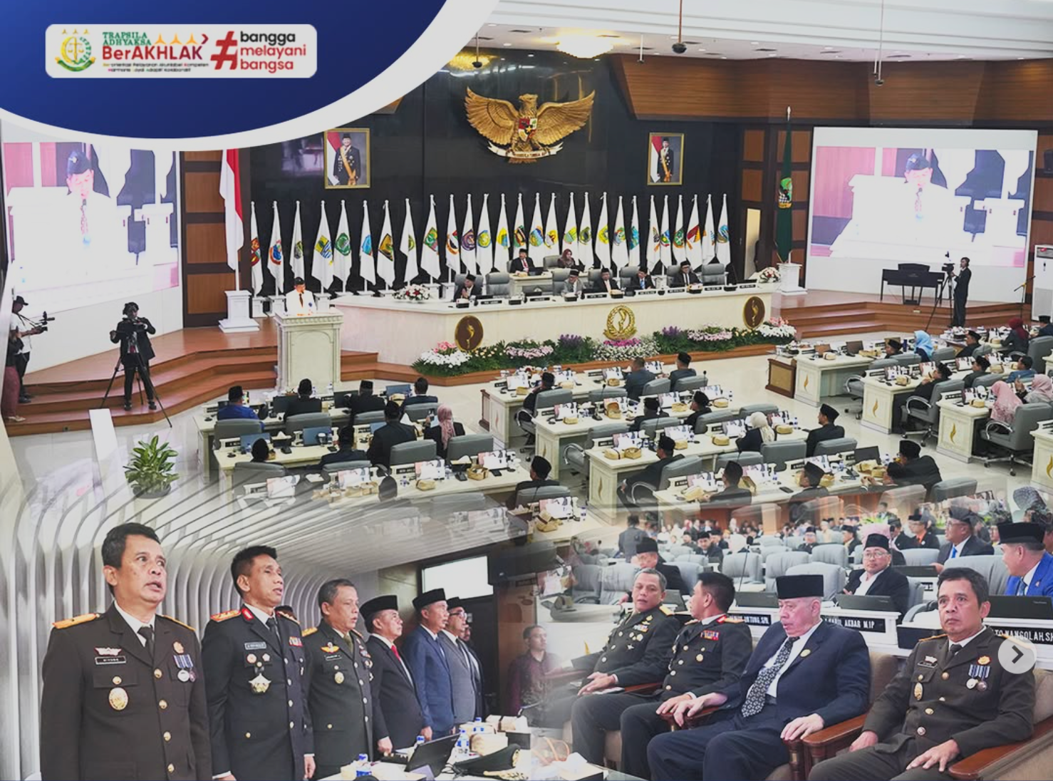 Wakajati menghadiri serahterima jabatan Gubernur Jawa Barat dan Rapat paripurna DPRD Prov Jabar