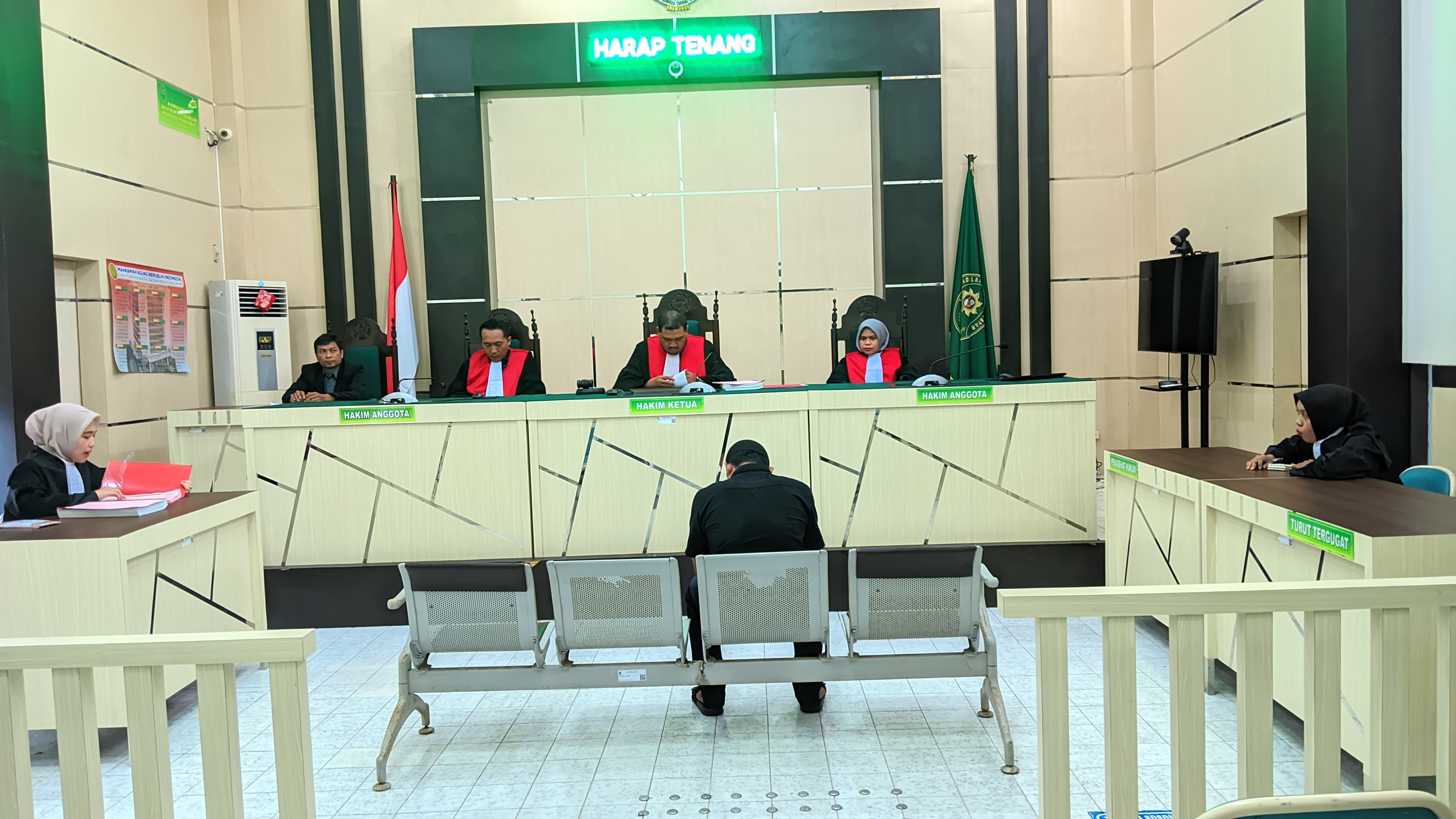 Sidang Agenda Pembacaan Dakwaan dan Pemeriksaan Saksi Tindak Pidana Narkotika