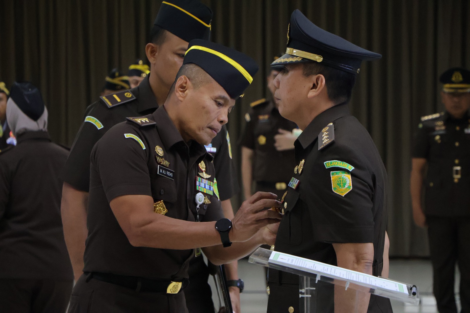 JAM-Pidmil Mayjen TNI Dr. M. Ali Ridho Melantik Kepala Subdirektorat Koordinasi Penuntutan Kolonel Chk Askari, S.H.