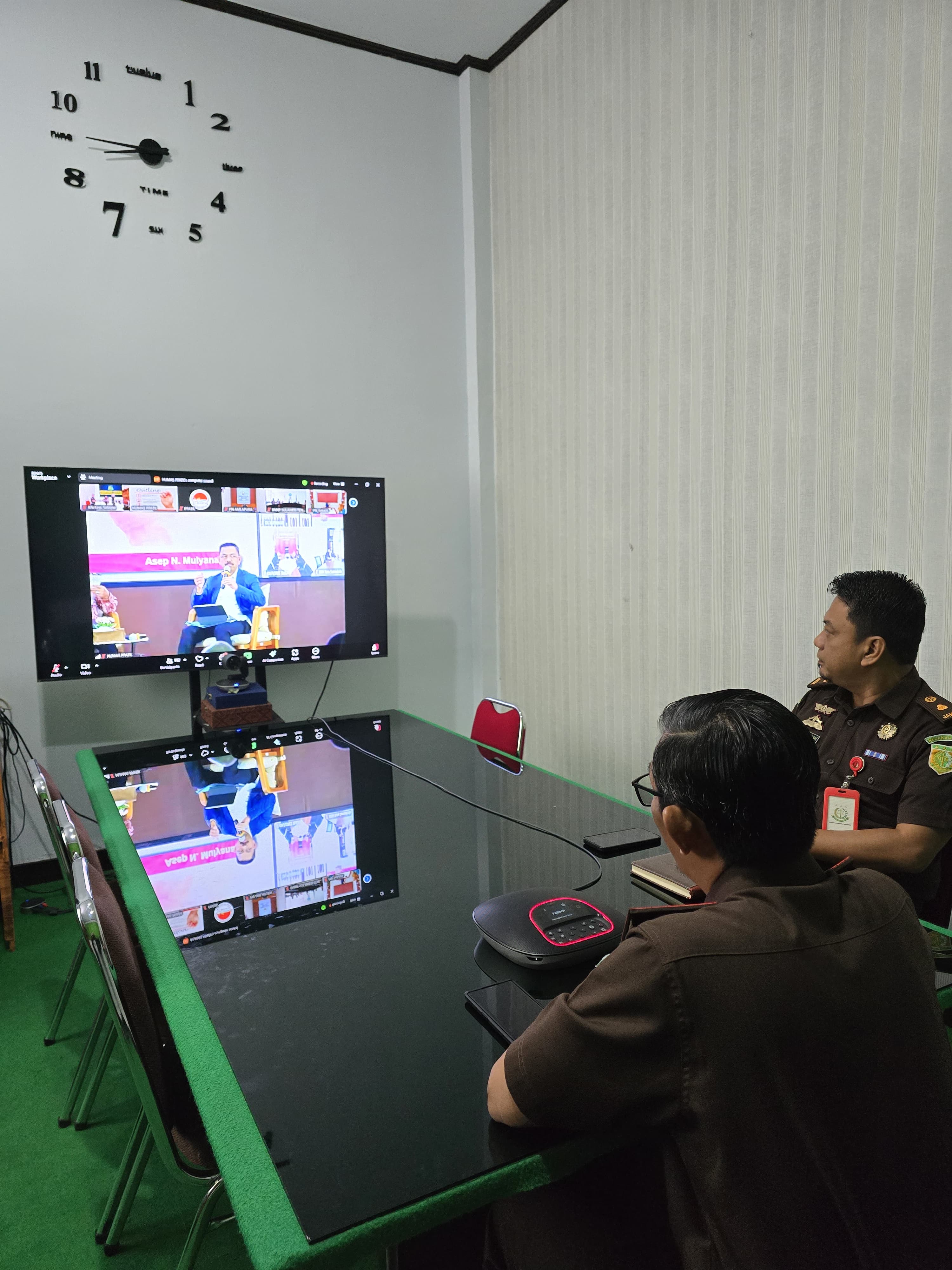 Rapat Koordinasi Efektivitas Penegakan Hukum Tindak Pidana Pencucian Uang Dengan Memperhatikan Penilaian Resiko Risk Based Approach) secara Daring