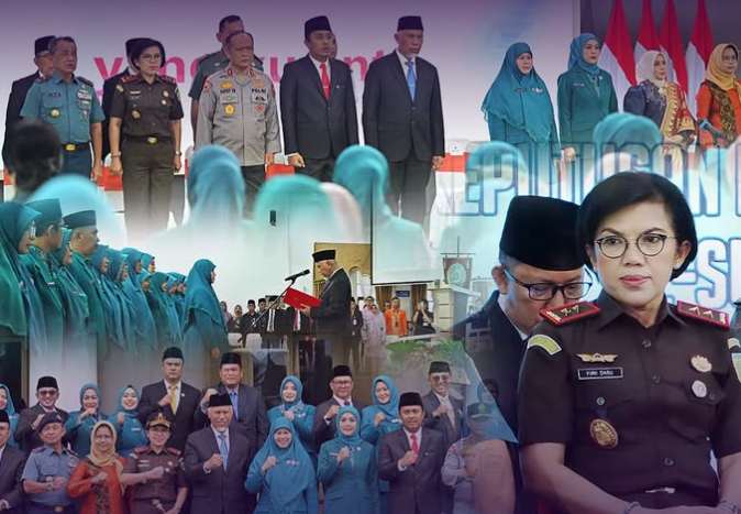Pelantikan Ketua Tim Penggerak PKK  Tim Pembina Posyandu  Dekranasda Kabupaten Kota se-Sumatera Barat