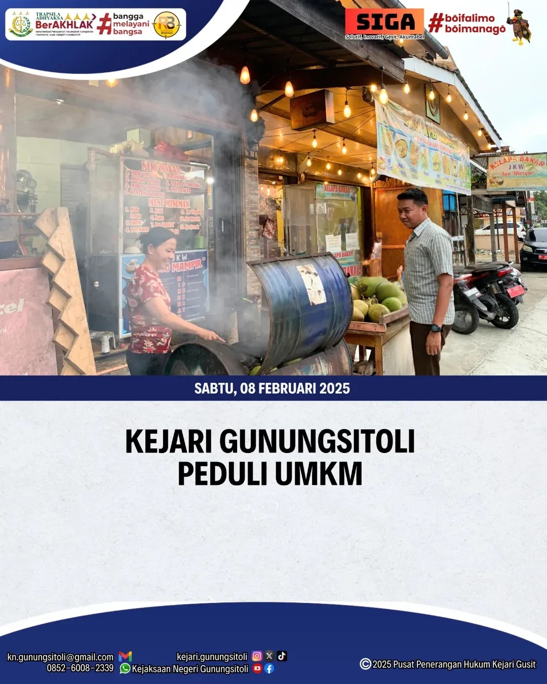 KEJARI GUNUNGSITOLI PEDULI UMKM