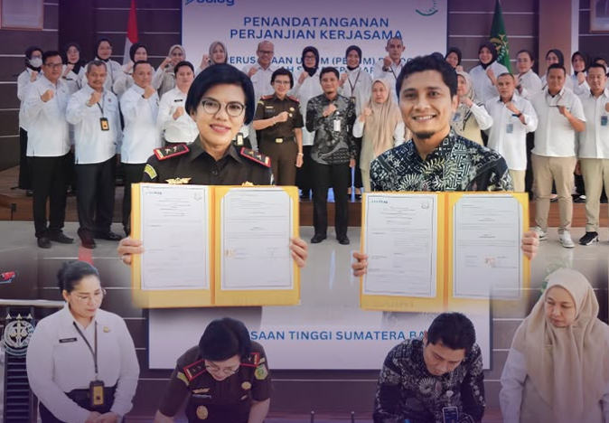 Perjanjian Kerjasama MoU antara Perusahaan Umum PERUM Bulog Wilayah Sumatera Barat