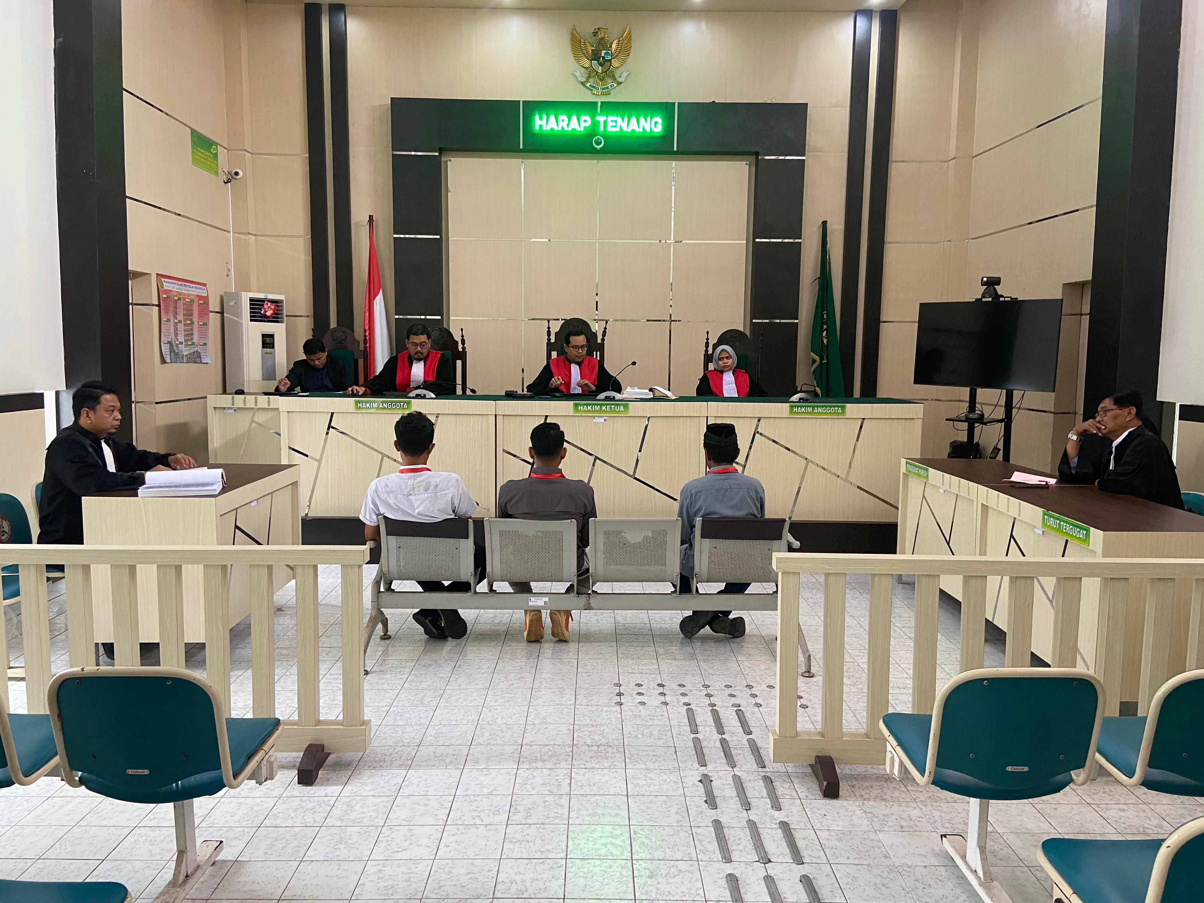 Sidang Tindak Pidana Umum dengan Agenda Sidang Pemeriksaan Saksi Tindak Pidana Penipuan atau penggelapan