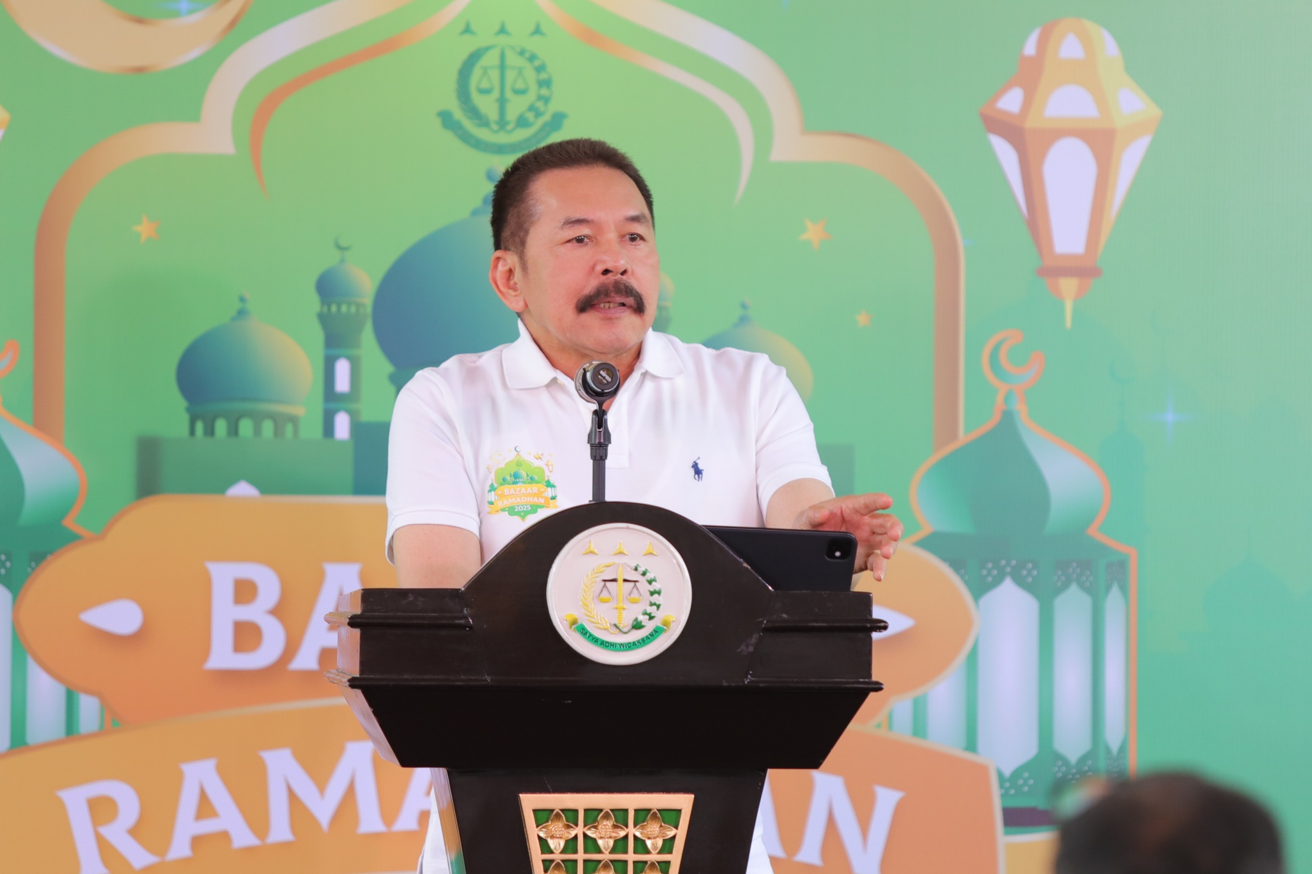 Jaksa Agung ST Burhanuddin: Bazar Ramadan 2025 Kejaksaan Agung Mendukung Perkembangan UMKM Pangan Nasional