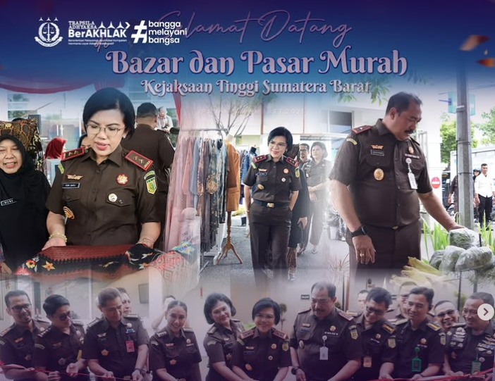 Bazar dan Pasar Murah Kejaksaan Tinggi Sumatera Barat