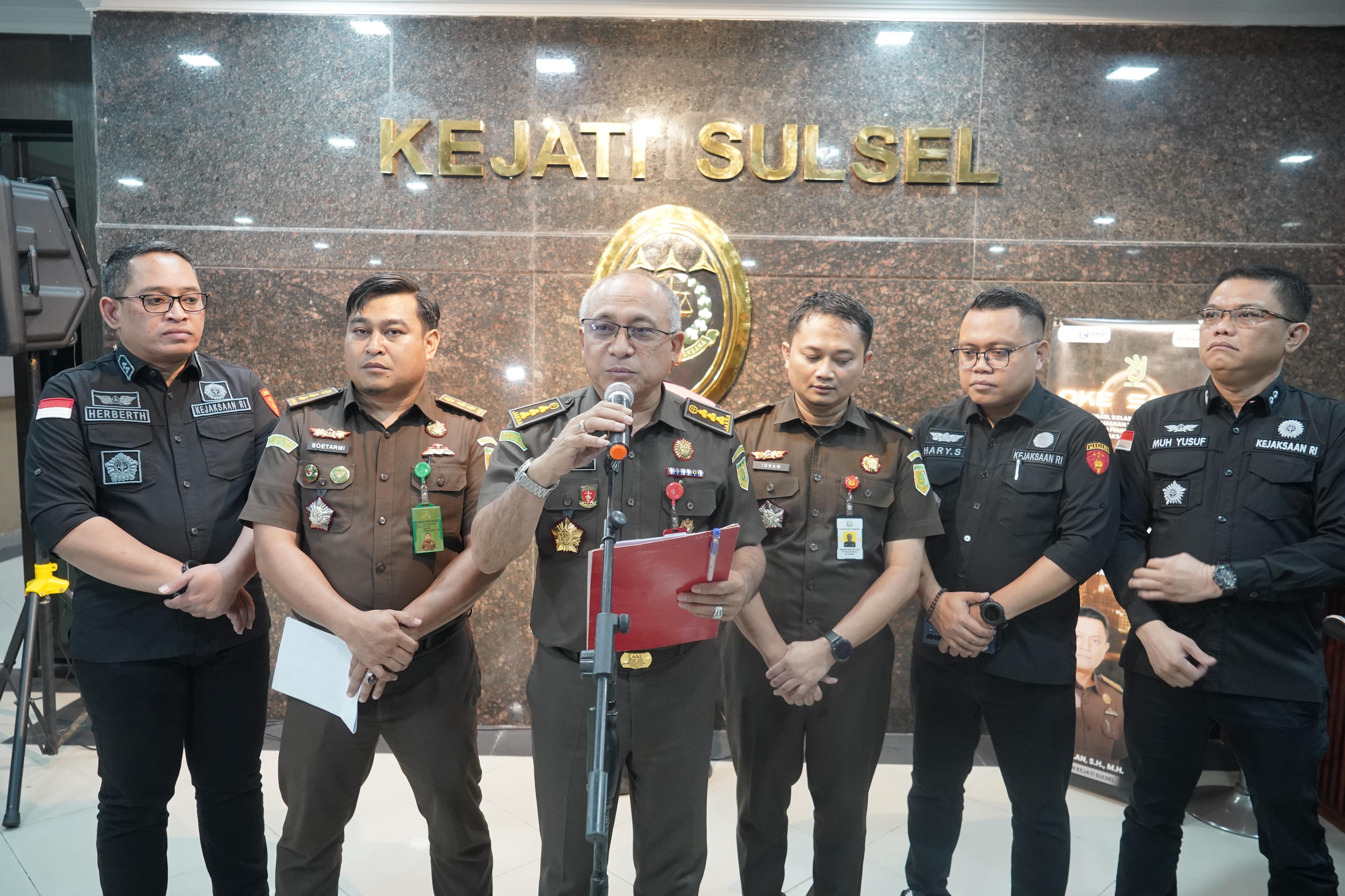 Penyidik Kejati Sulsel Menetapkan Dirut PT KIP Tersangka Korupsi Proyek Pembangunan Perpipaan Air Limbah Kota Makassar Tahun  2020-2021