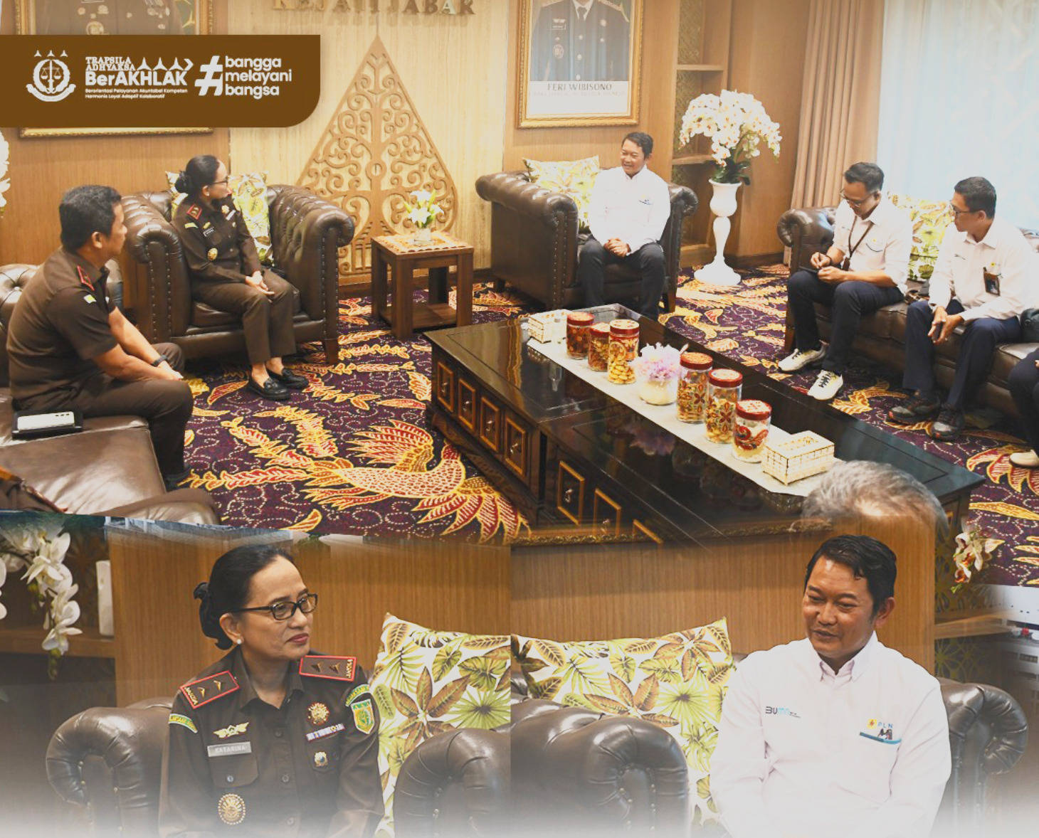 Kajati Jabar menerima Audiensi dari GM UID PLN