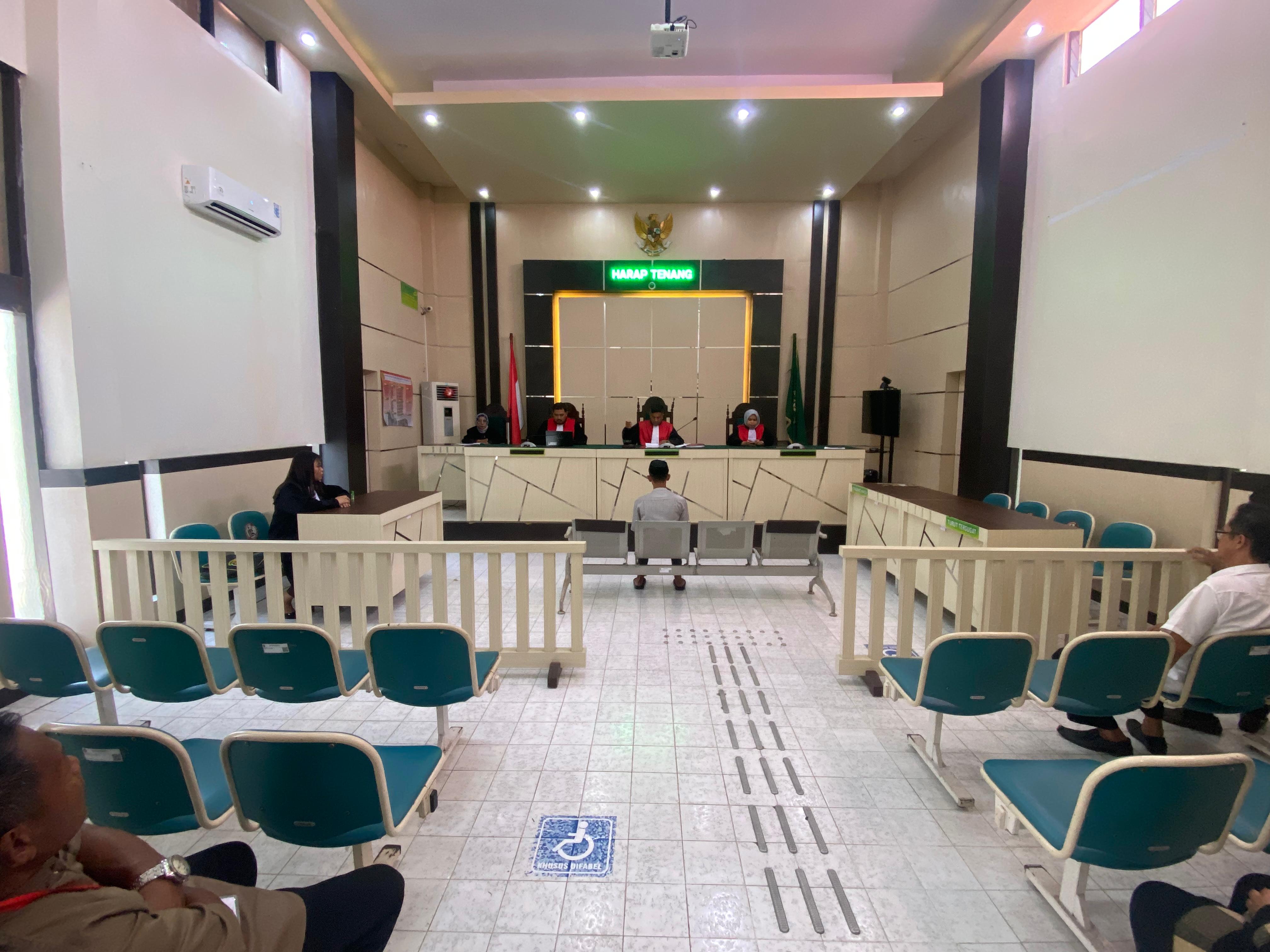 Sidang Tindak Pidana Umum dengan Agenda Sidang Pembacaan Putusan  Tindak Pidana Lakalantas