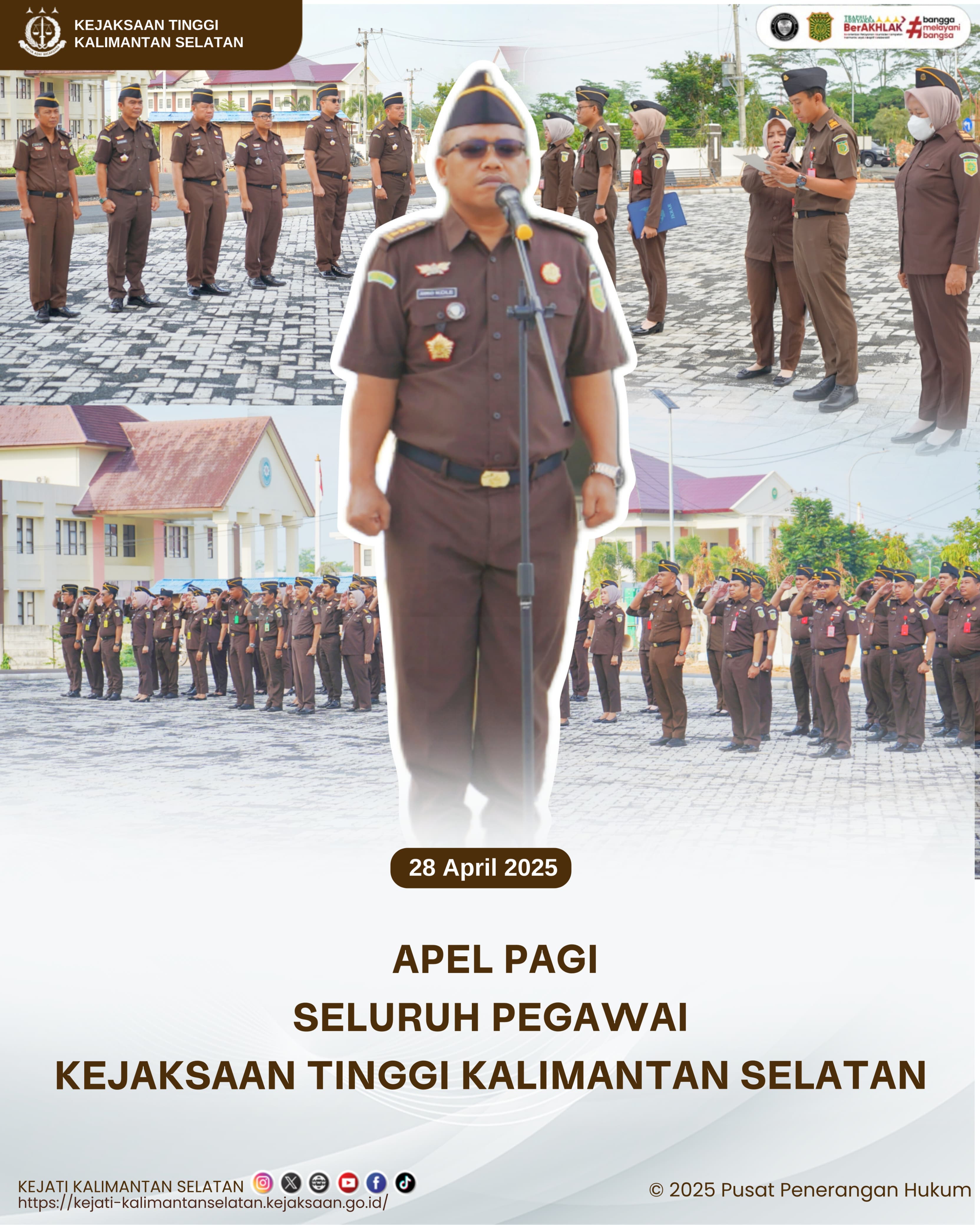 Apel Senin Pagi 28 April 2025 Kejaksaan Tinggi Kalimantan Selatan