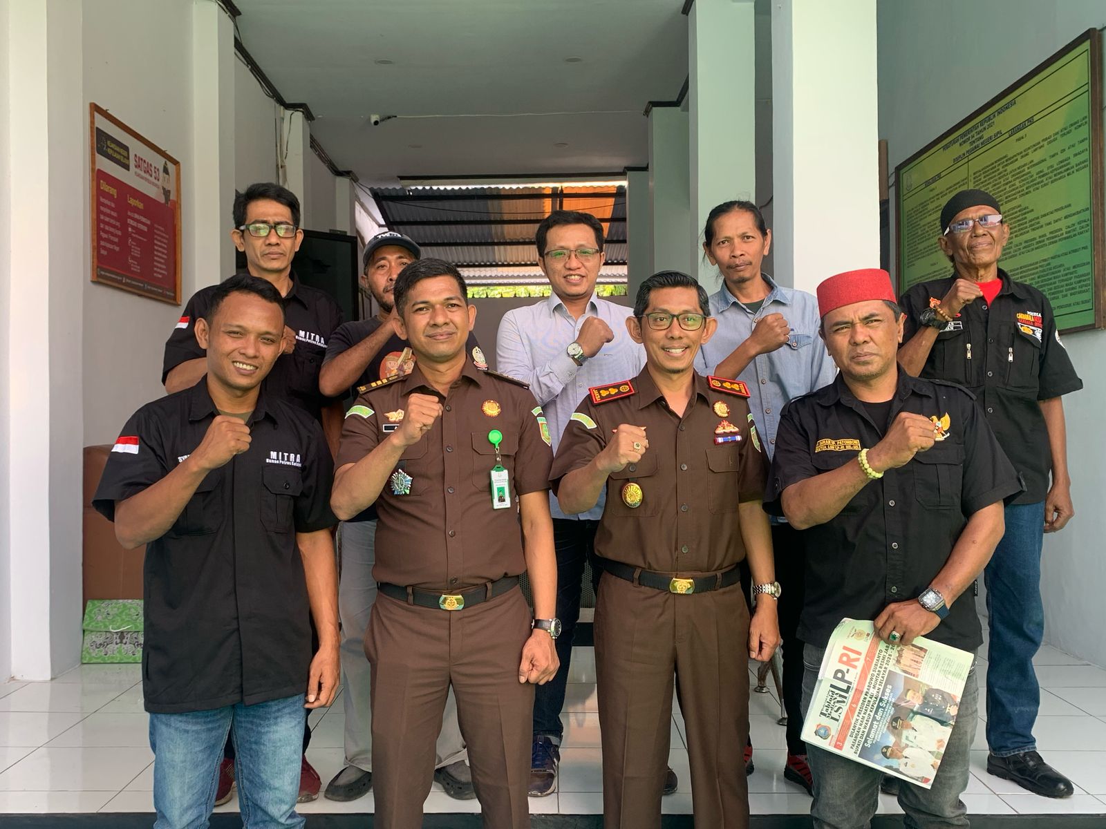 Intelijen Kejaksaan Negeri Kepulauan Selayar Menggelar Coffee Morning bersama media dan LSM di Kejaksaan Negeri Kepulauan Selayar
