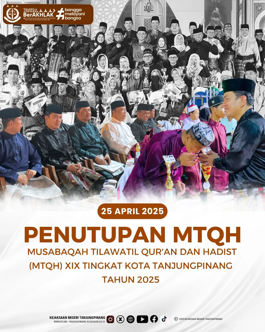 Penutupan MTQH Tingkat Kota Tanjungpinang Tahun 2025