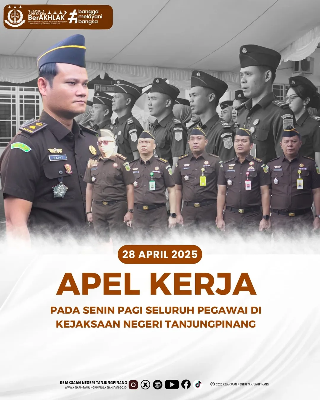 Apel Pagi Kejaksaan Negeri Tanjungpinang