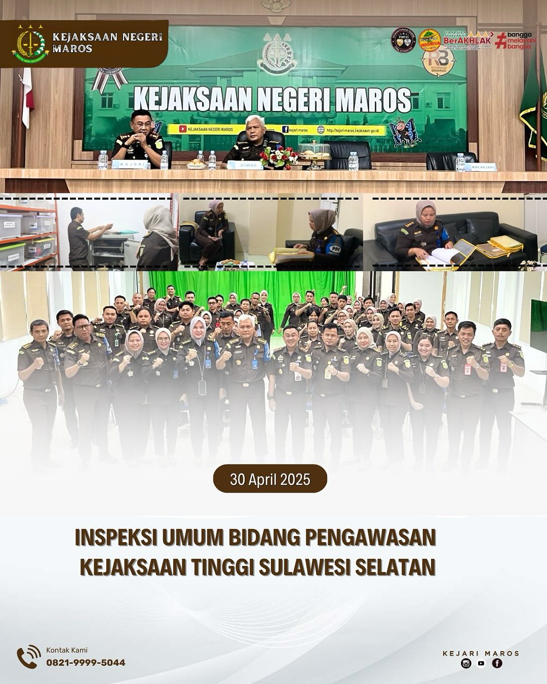 Kunjungan Kerja Inspeksi Umum Bidang Pengawasan
