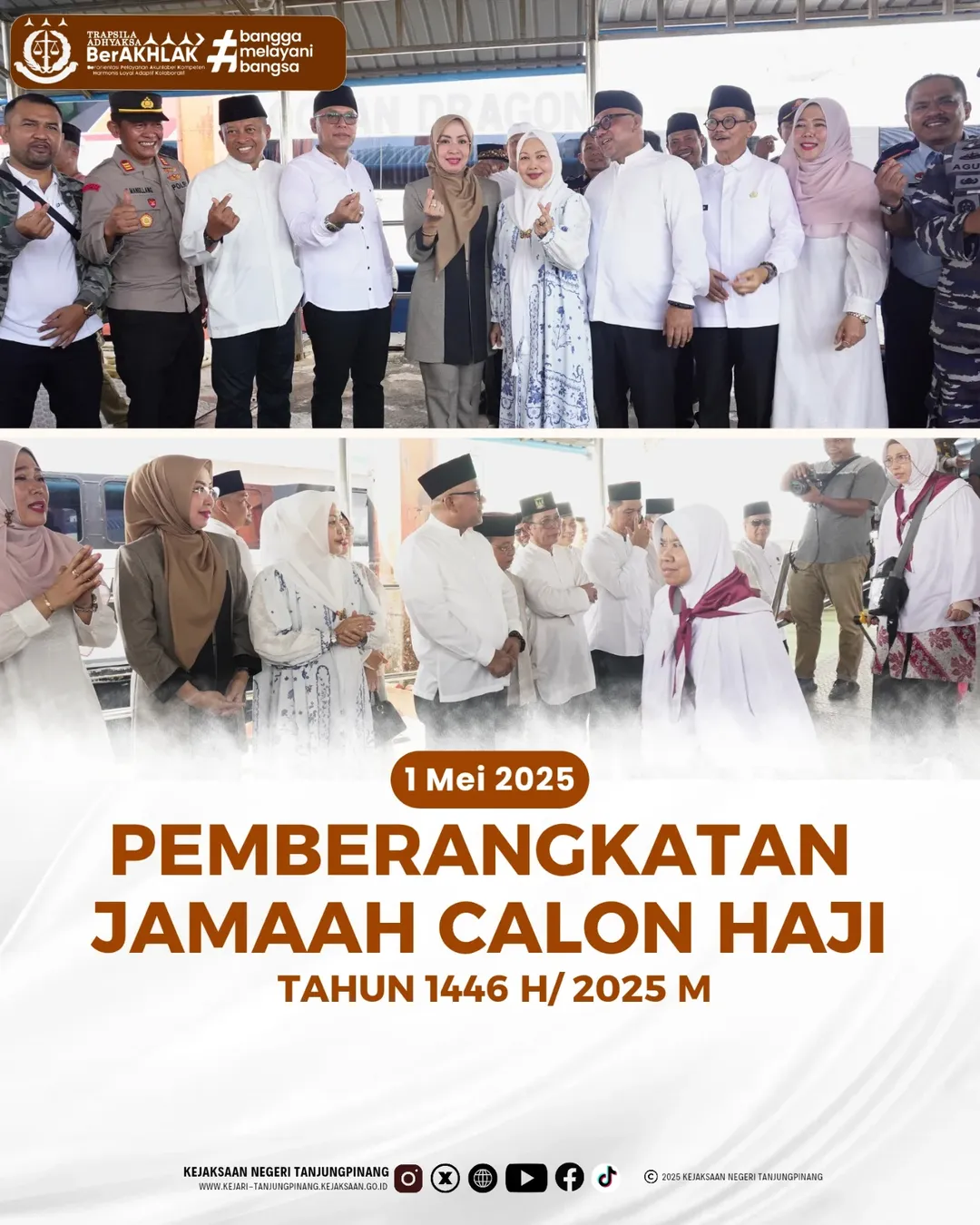 Pemberangkatan Jamaah Calon Haji Tahun 1446 H2025 M