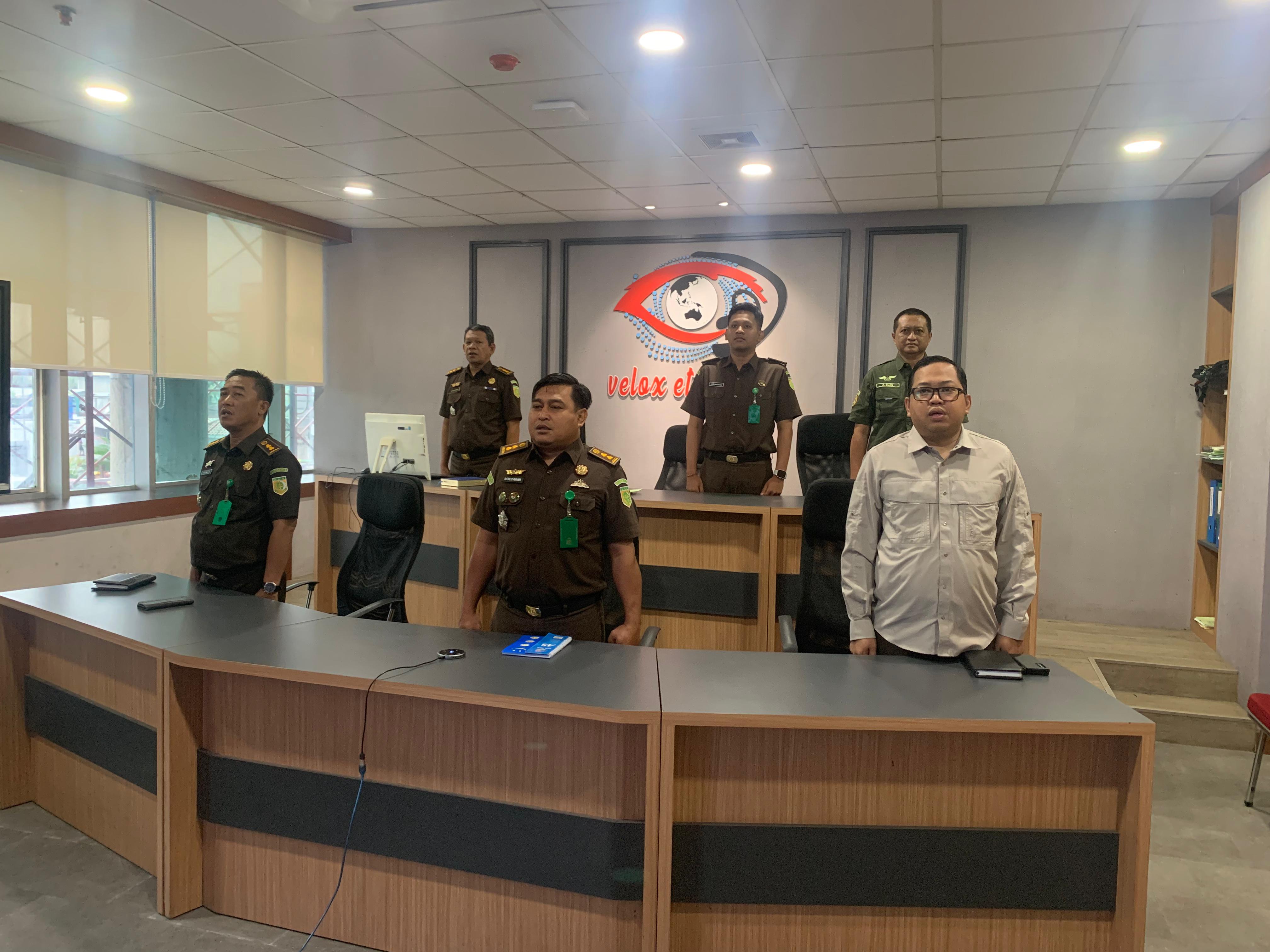 Bidang Intelijen Kejati Sulsel beserta Kasi Intel Se-Sulsel Ikuti Sosialisasi Pengawasan Penyelenggaraan Perizinan di Daerah