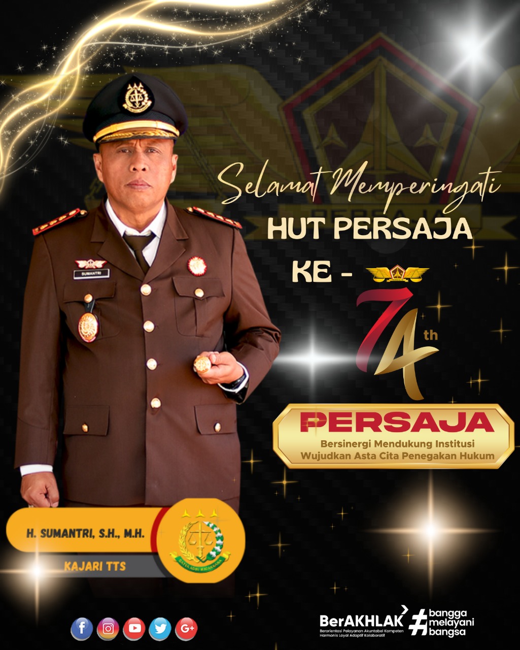 SELAMAT MEMPERINGATI HARI ULANG TAHUN PERSAJA KE-74 TAHUN