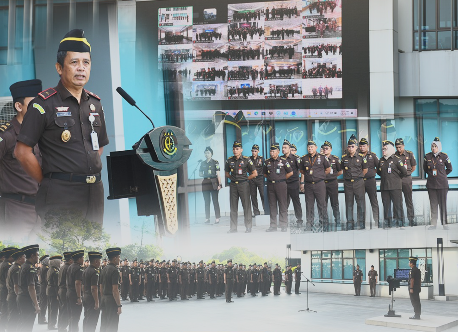 Apel Gabungan Kejati Jabar
