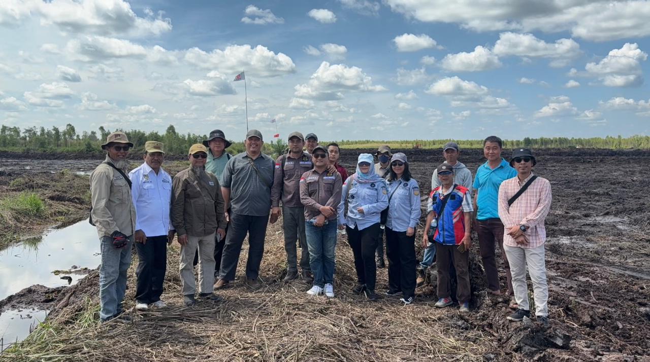 Pemantauan Lahan Objek Program Cetak Sawah di Kabupaten Kotawaringin Timur.