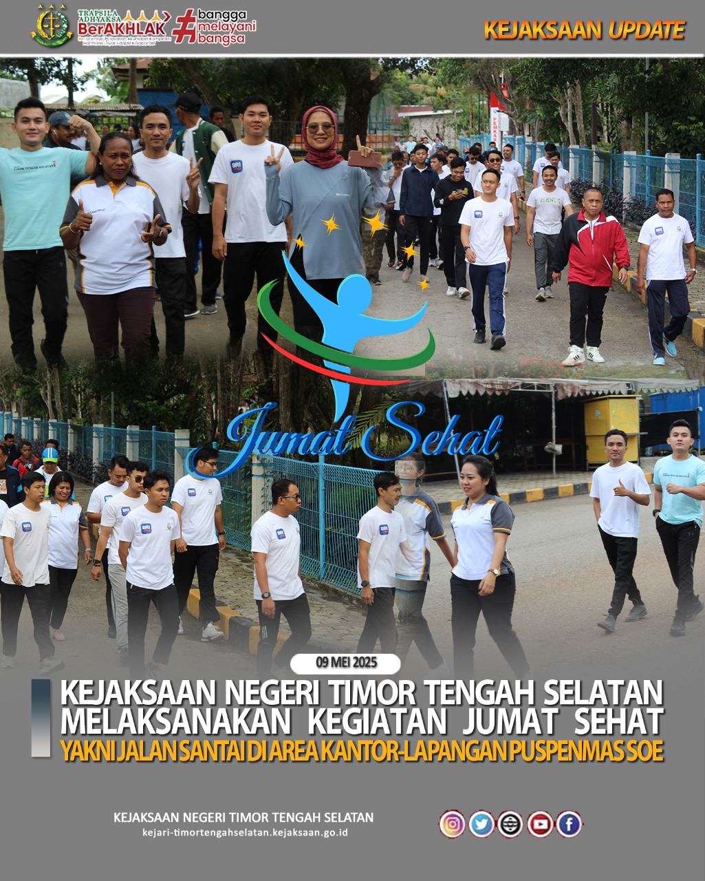 JUMAT SEHAT BERSAMA KEJARI TTS