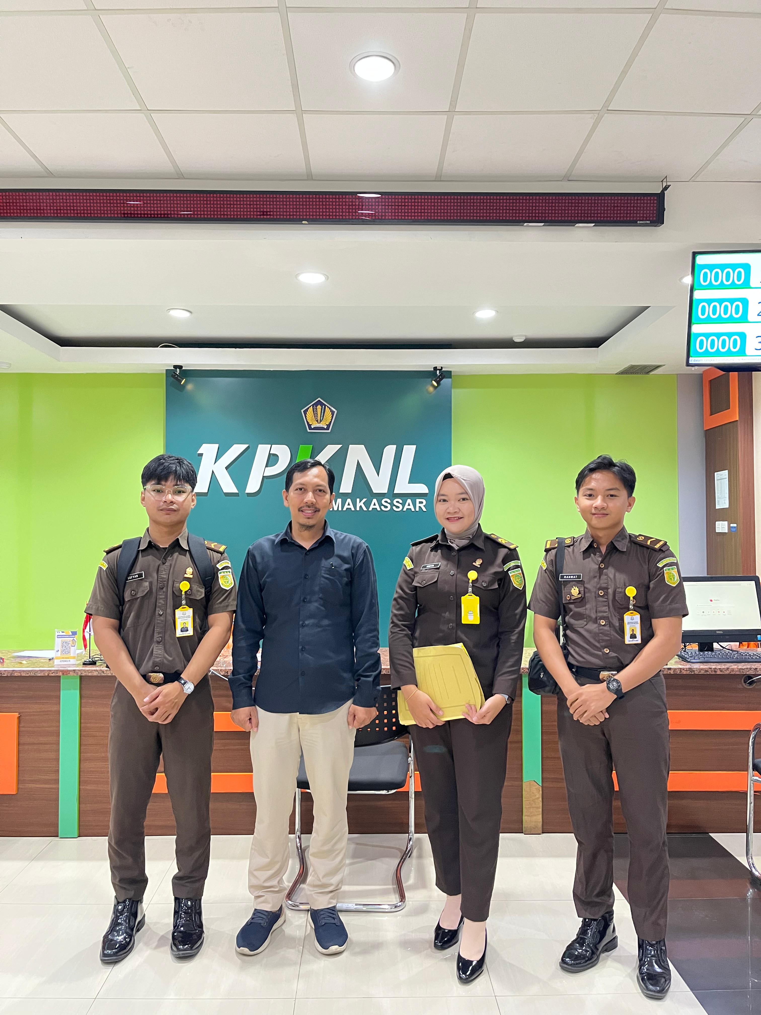 Koordinasi kegiatan lelang bersama Kantor Pelayanan Kekayaan Negara dan Lelang Makassar