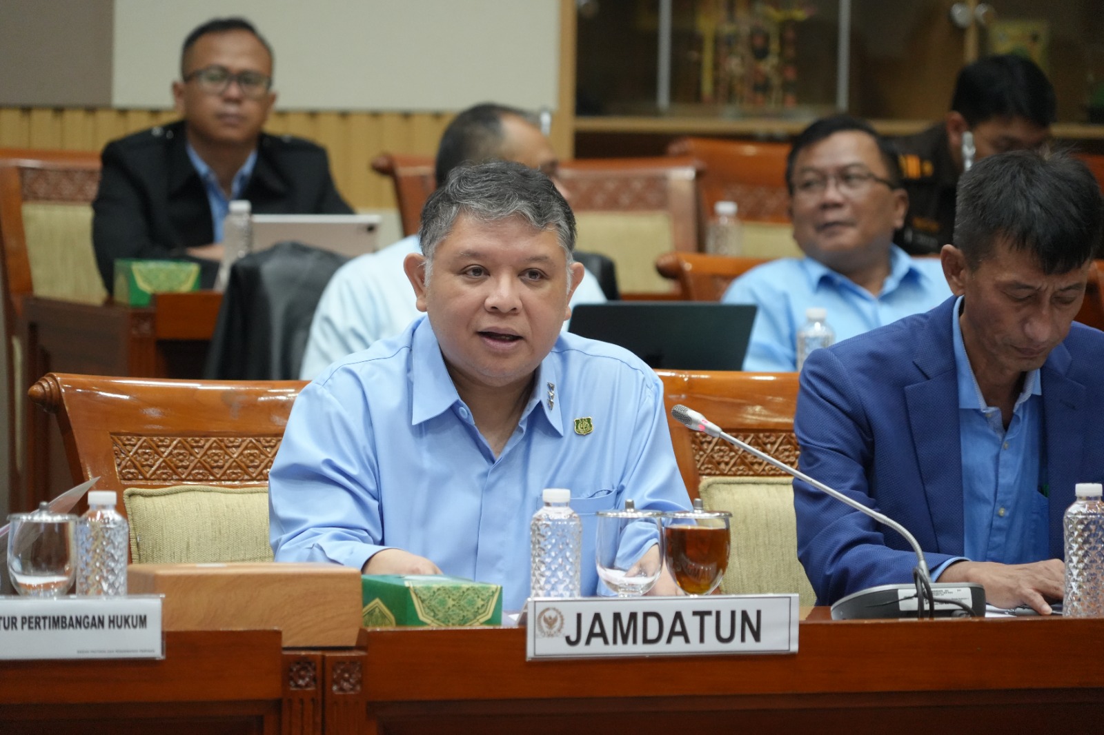 JAM-Datun Tegaskan Komitmen  Penegakan Hukum Perdata dan Tata Usaha Negara  dalam Rapat Bersama Komisi III DPR RI