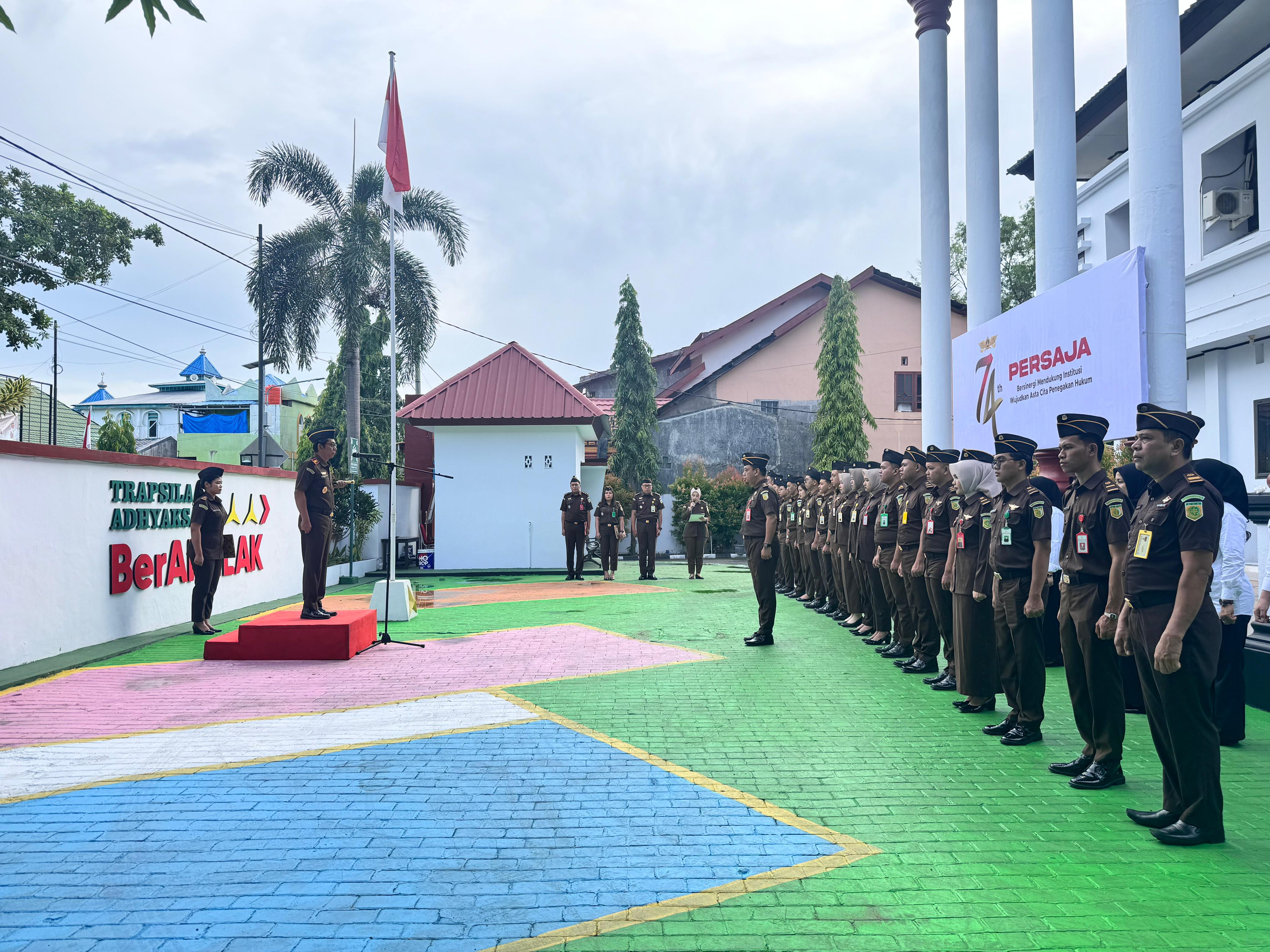 Upacara Peringatan Hari Ulang Tahun Ke-74 Persatuan Jaksa Indonesia Tahun 2025