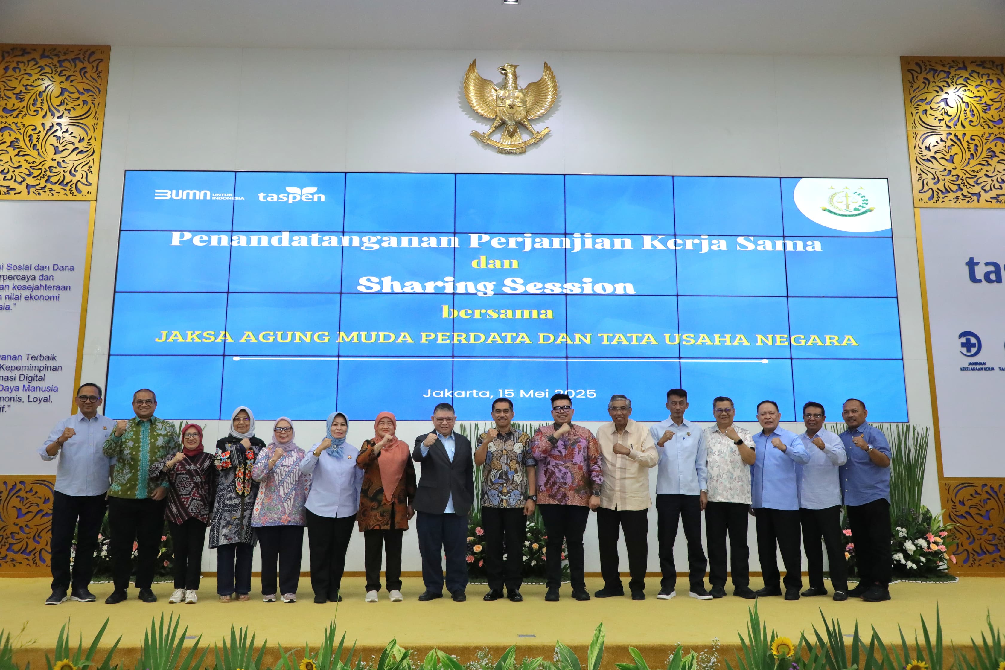 Tingkatkan Kerja Sama dengan PT Taspen, Komitmen JAM-Datun Awasi Program Jaminan Sosial Pegawai Negeri Sipil
