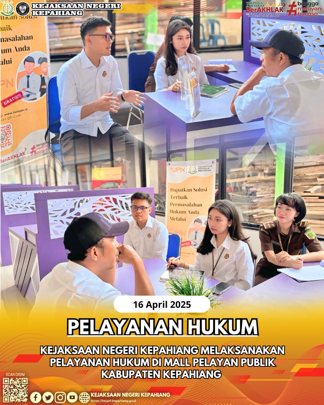JAKSA MELAYANI WARGA JALAGA) KEJAKSAAN NEGERI KEPAHIANG DI MALL PELAYANAN PUBLIK MPP) KABUPATEN KEPAHIANG